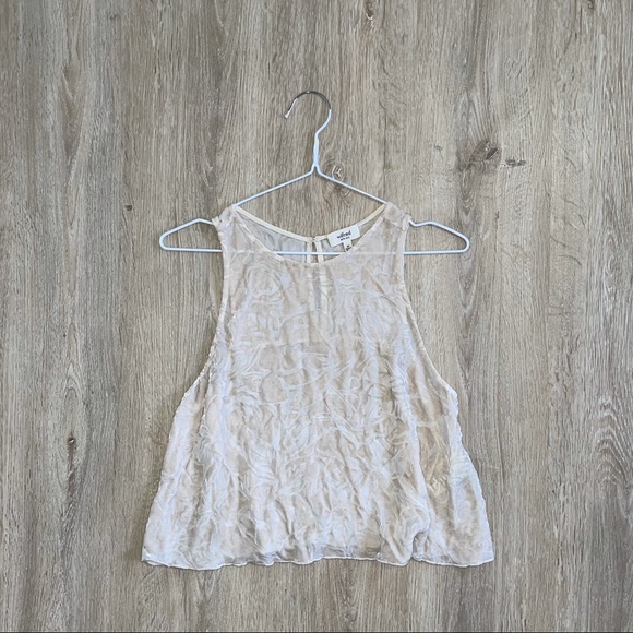 Wilfred Silk & Velvet Tank - Picture 1 of 9